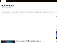 Tablet Screenshot of indinomads.com
